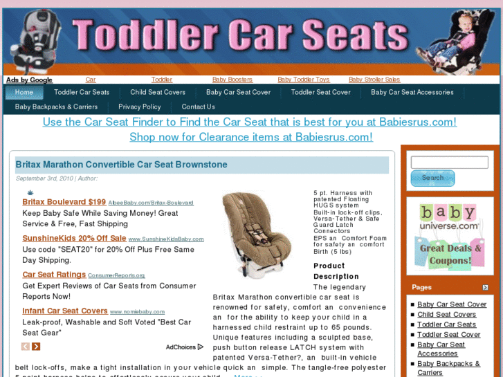 www.toddlercarseats.info