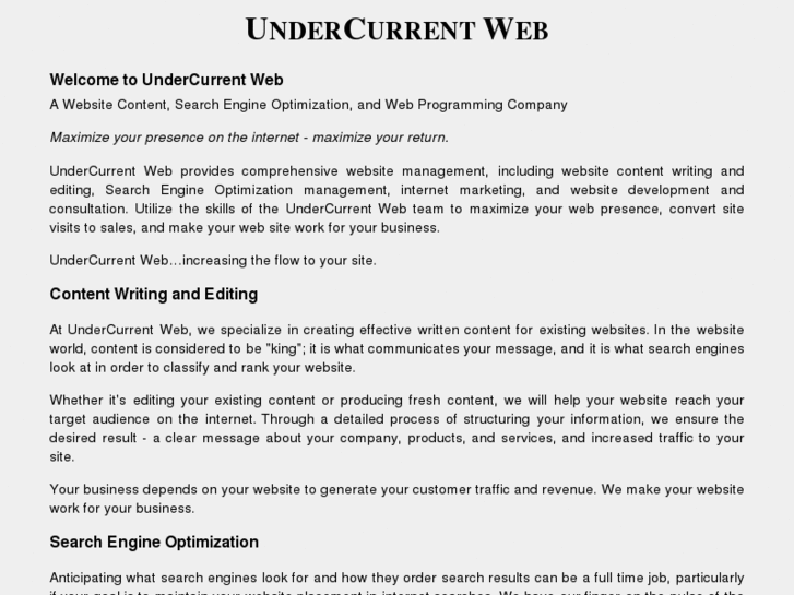 www.undercurrentwebseo.com