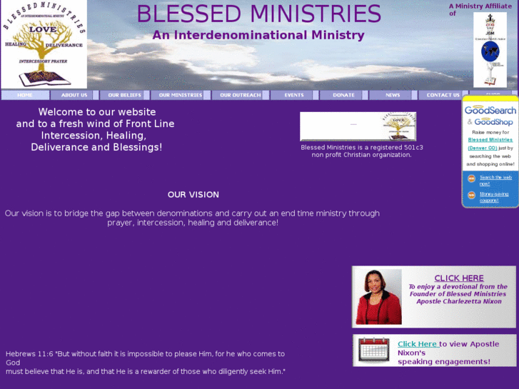 www.blessedministriesusa.com