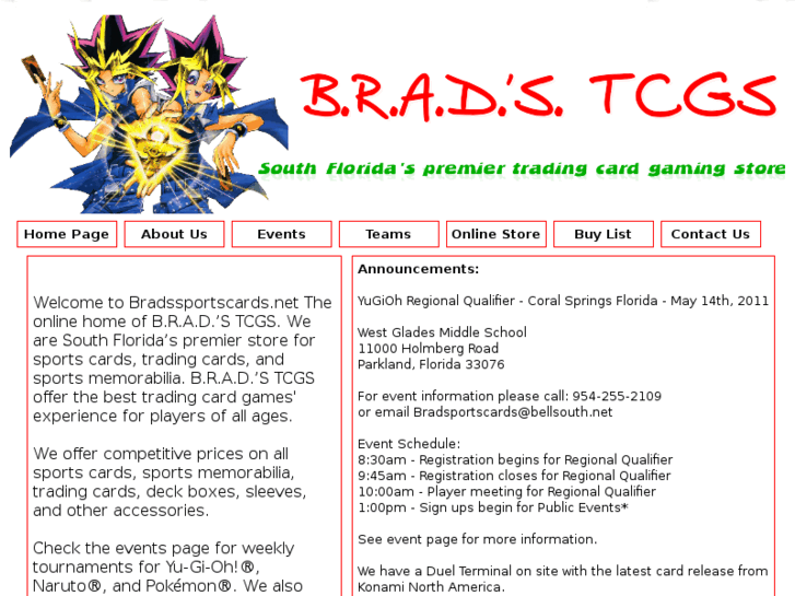 www.bradssportscards.com