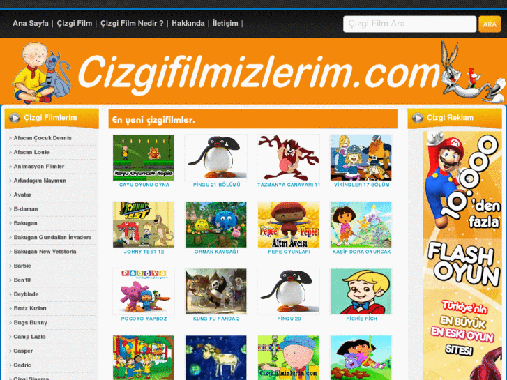 www.cizgifilmizlerim.com