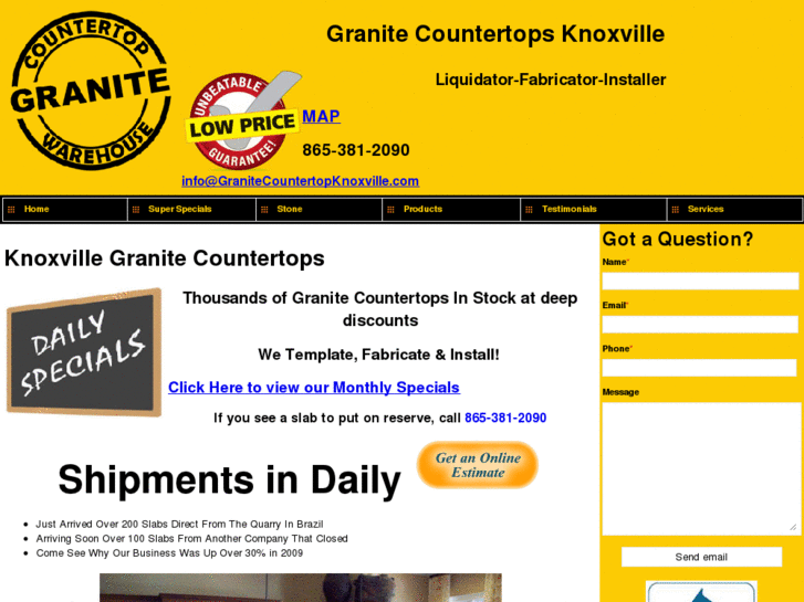 www.granitecountertopknoxville.com