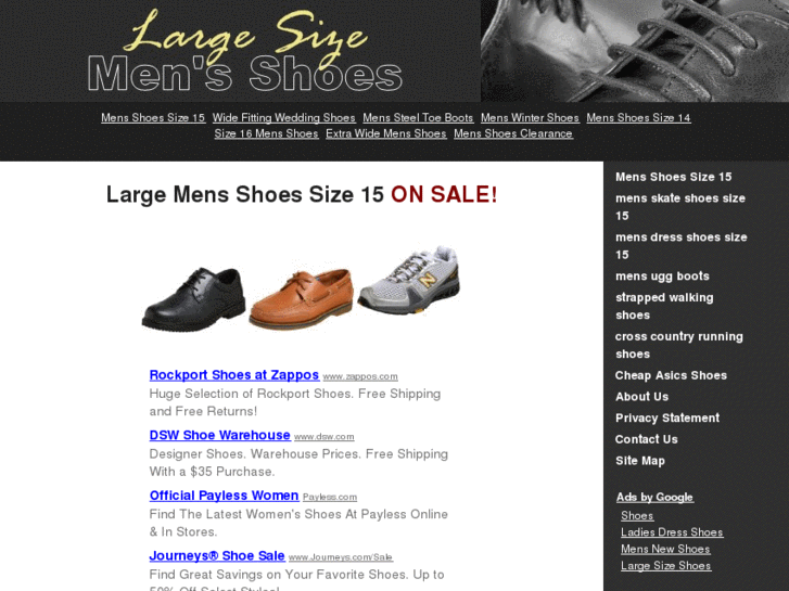 www.mensshoessize15.com