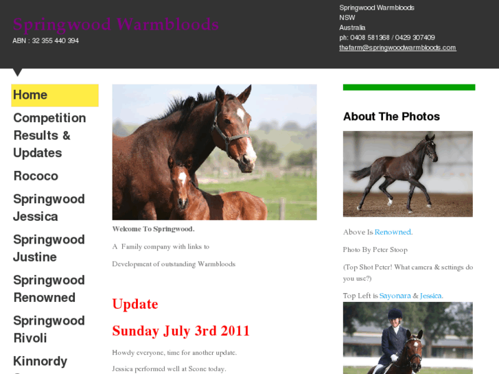 www.springwoodwarmbloods.com