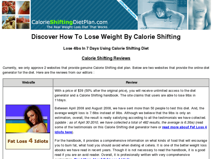 www.calorieshiftingdietplan.com