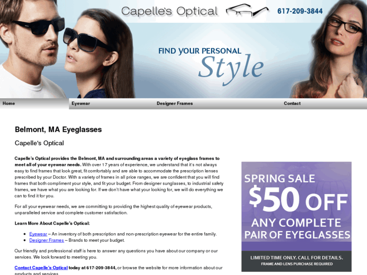 www.capellesoptical.com