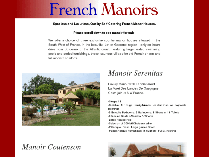 www.frenchmanoirs.net