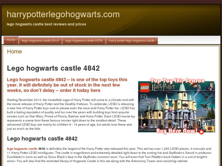 www.harrypotterlegohogwarts.com