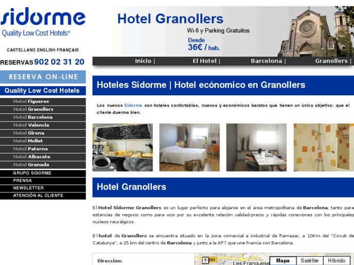 www.hotel-granollers-sidorme.com