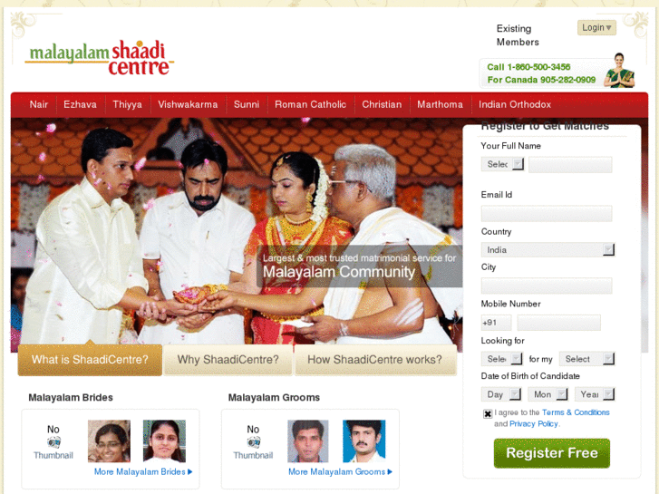 www.malayalamshaadicentre.com