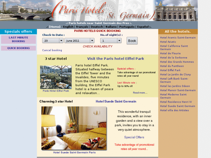 www.parishotelsaintgermain.com