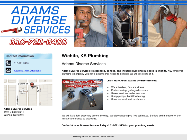 www.adamsdiverseservices.com