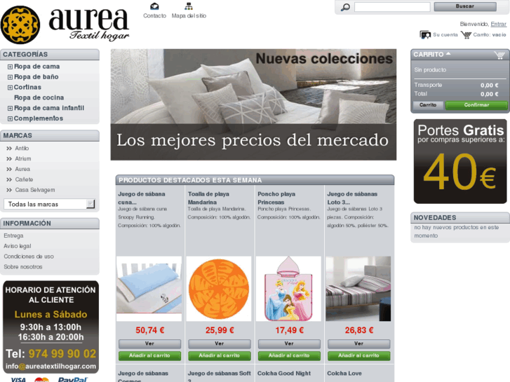 www.aureatextilhogar.com