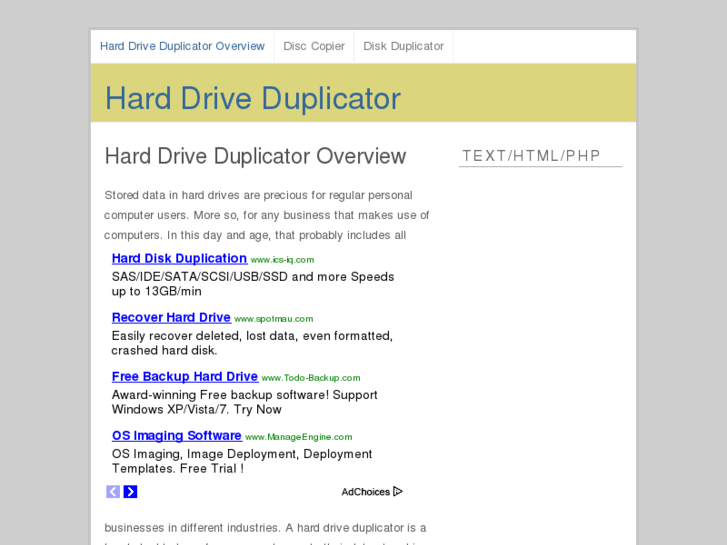 www.harddriveduplicator.net