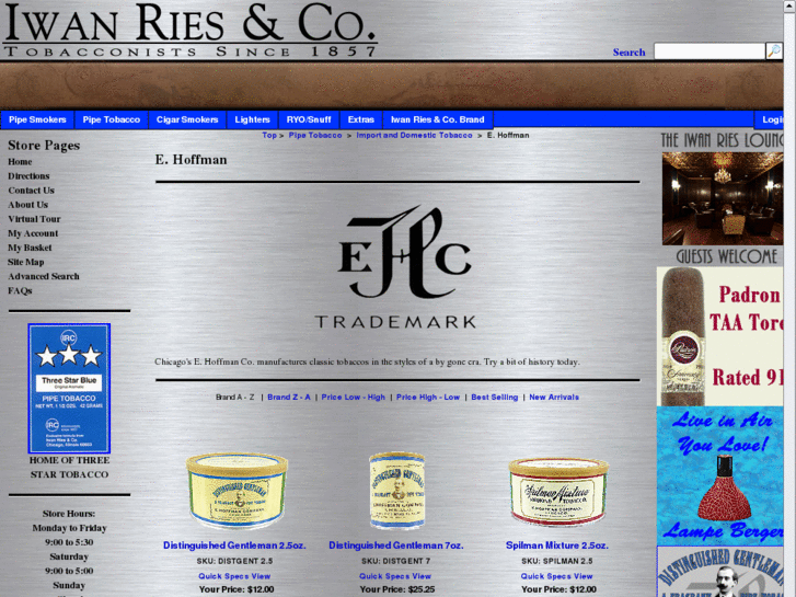 www.hoffmanhousetobacco.com