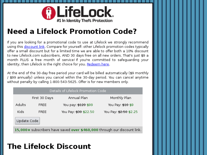 www.lifelockpromocode.net