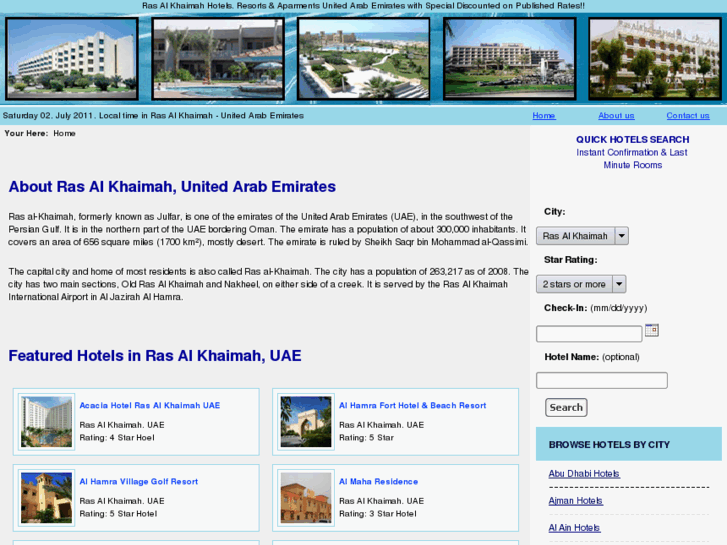 www.rasalkhaimahotels.com