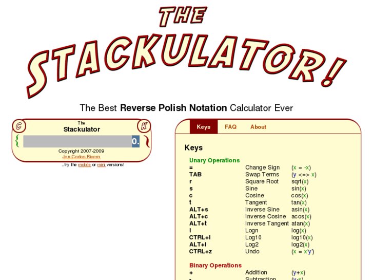 www.stackulator.com