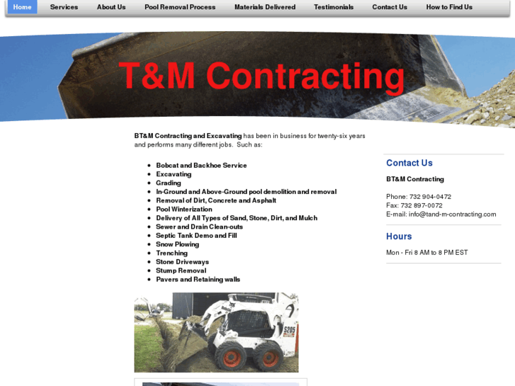 www.tand-m-contracting.com