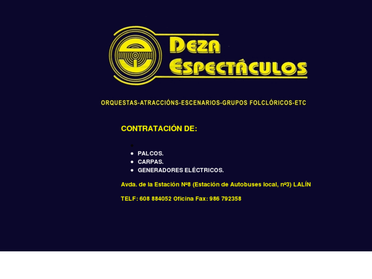 www.dezaespectaculos.com