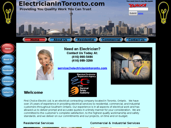 www.electricianintoronto.com