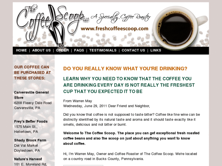 www.freshcoffeescoop.com