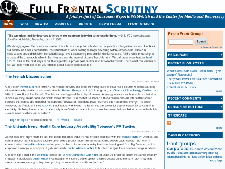 www.frontgroups.net