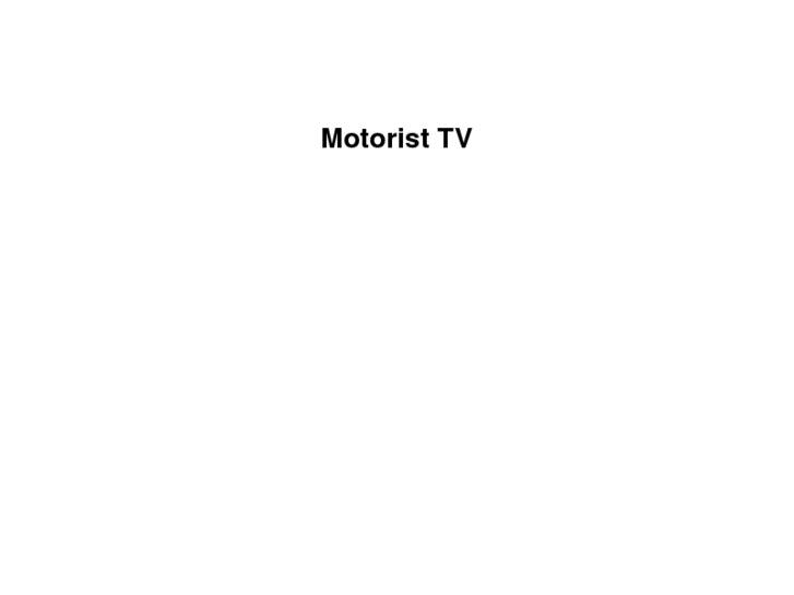 www.motoristtv.com