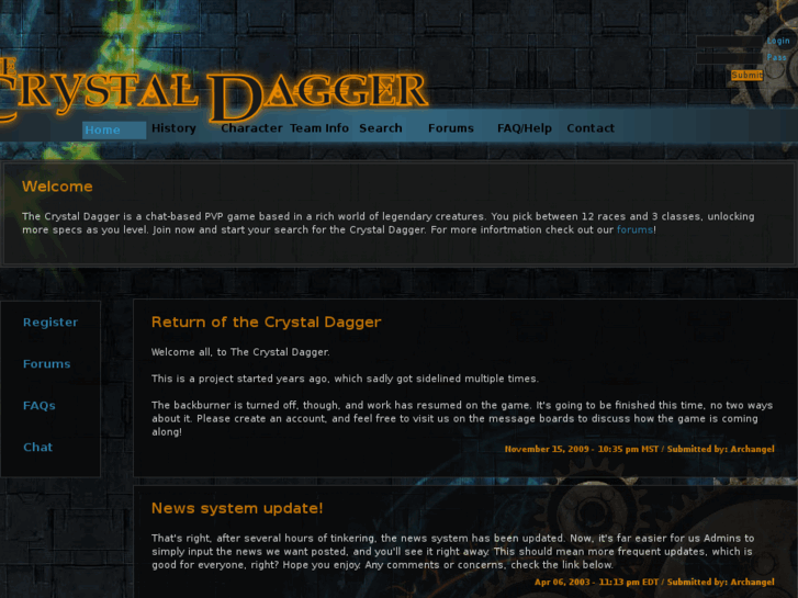 www.thecrystaldagger.com