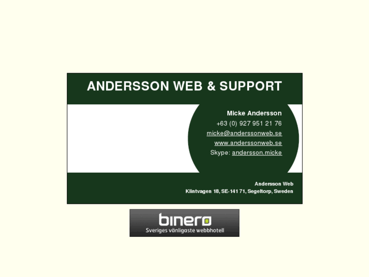 www.anderssonweb.se