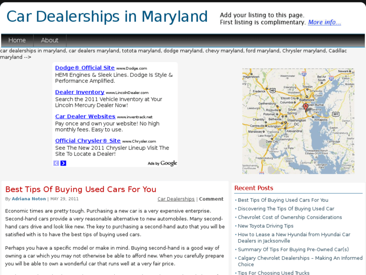 www.cardealershipsinmaryland.com