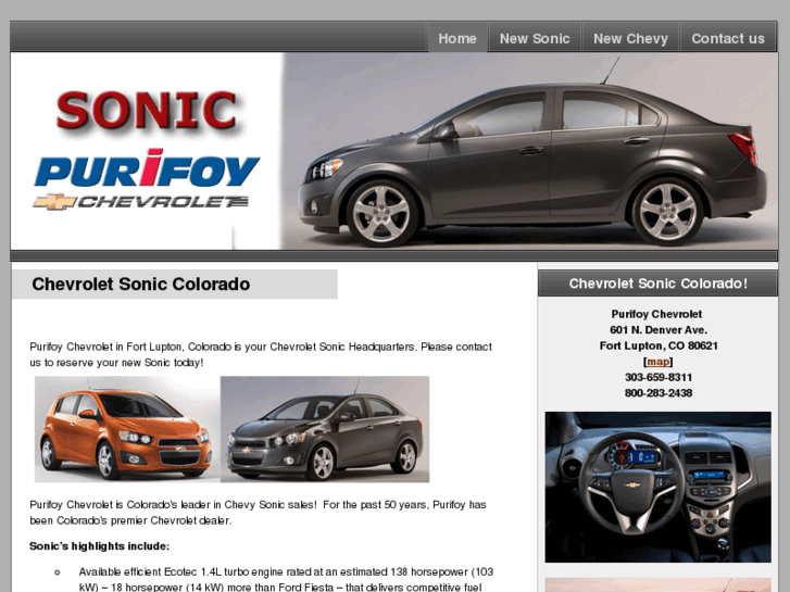 www.chevroletsoniccolorado.com