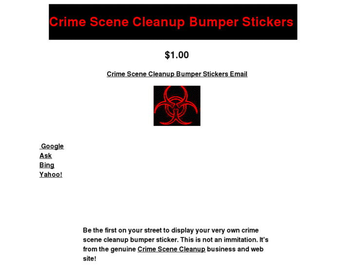 www.crime-scene-cleanup-bumper-stickers.com