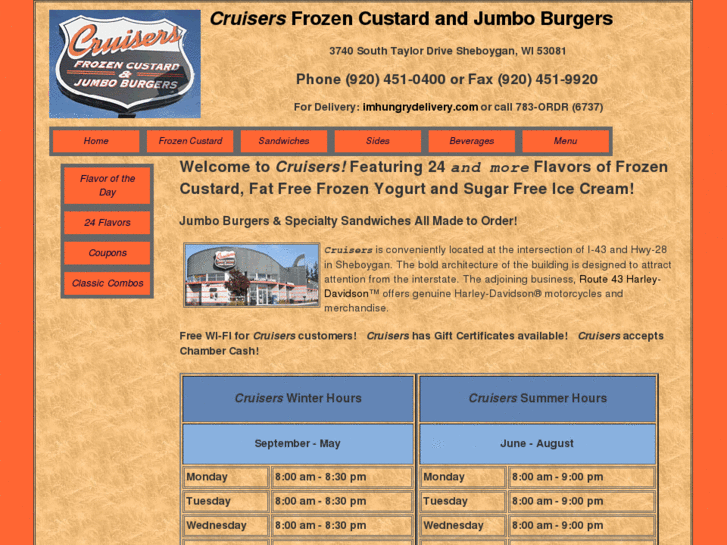 www.cruisersfrozencustard.com