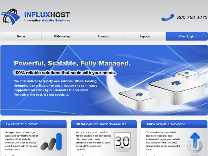 www.influxhost.biz