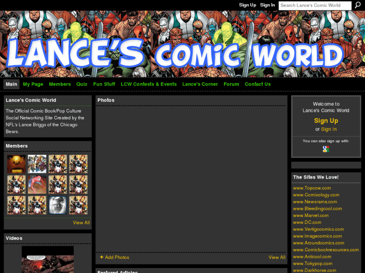 www.lancescomicworld.com