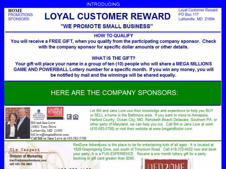 www.loyalcustomerreward.com