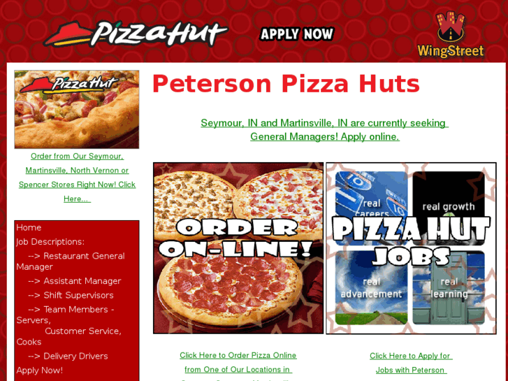 www.petersonpizzahuts.com