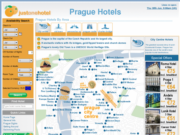 www.pragueonehotels.com