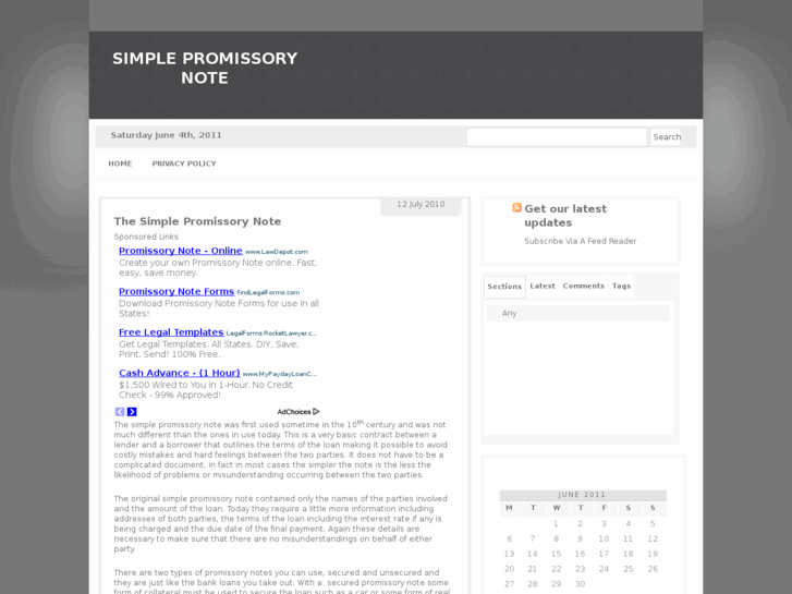 www.samplepromissorynote.net