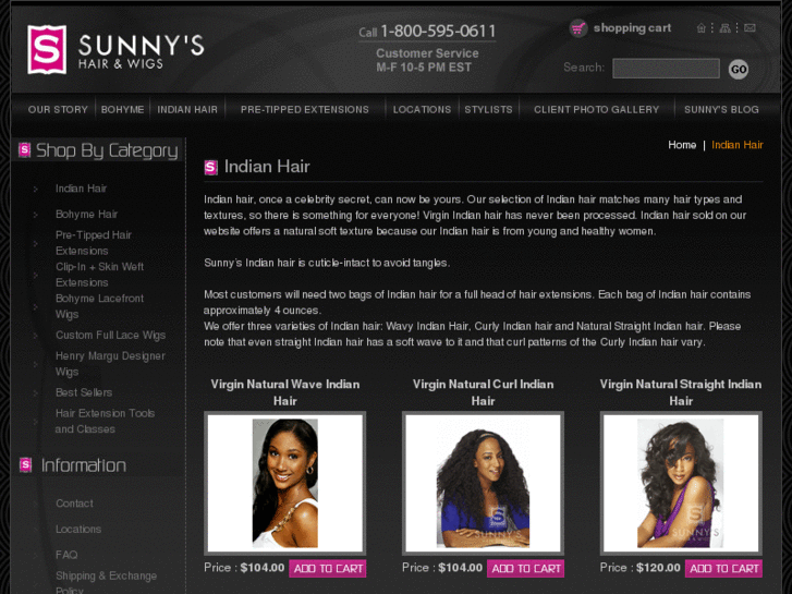 www.sunnysindianhair.com