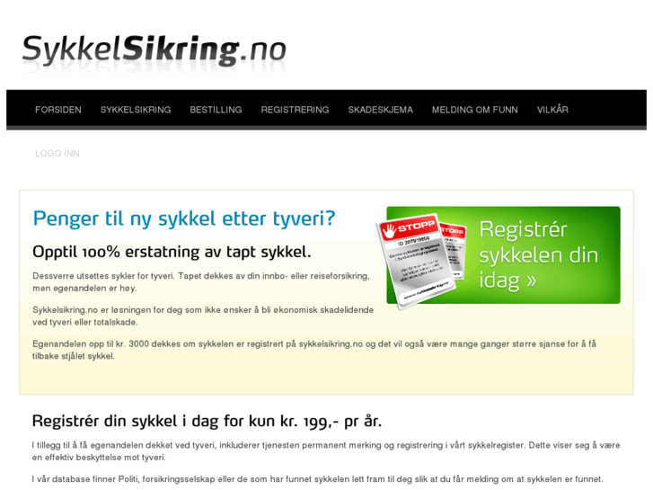 www.sykkelsikring.no