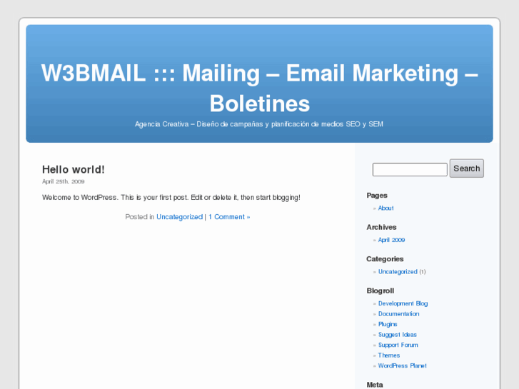 www.w3bmail.net