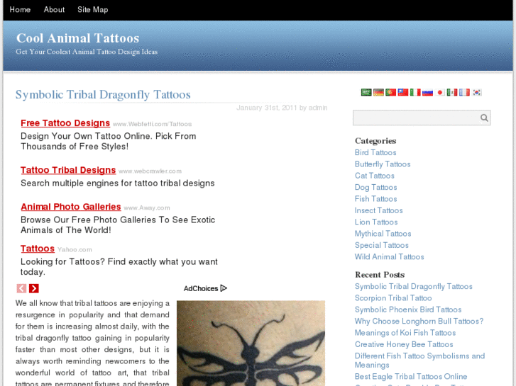 www.coolanimaltattoos.com