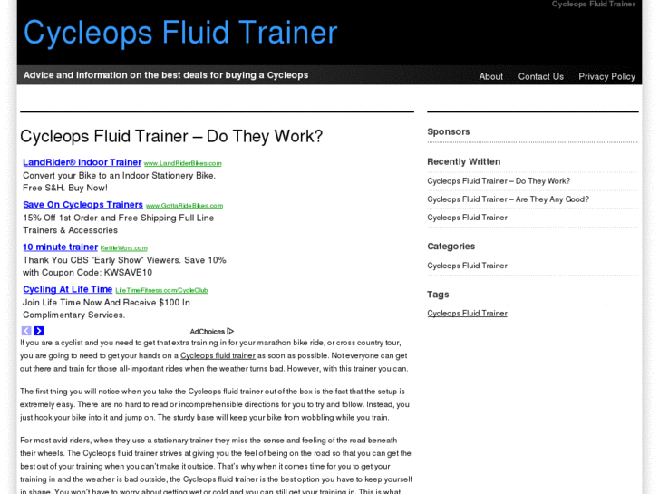 www.cycleopsfluidtrainer.net