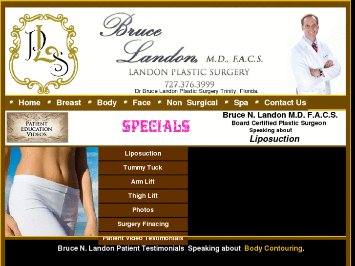 www.drbrucelandonplasticsurgery.com