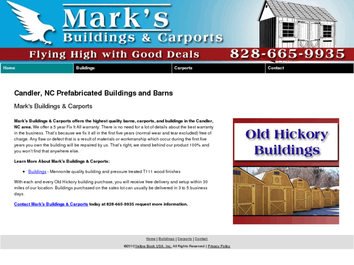 www.marksbuildingsandcarports.com