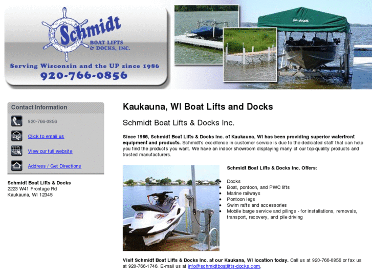 www.schmidtboatlifts-docks.net