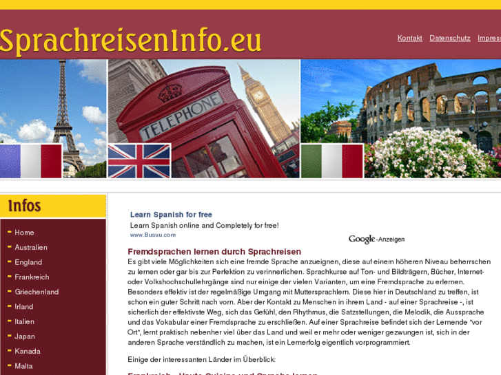 www.sprachreiseninfo.eu