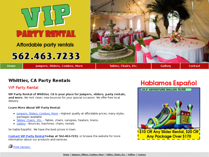 www.vippartyrental.com